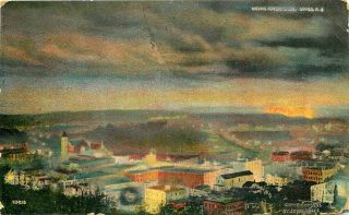1905 Jersey Postcard: Aerial View Of Dover,  Nj At Dusk / Night - John Price