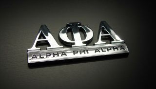 Alpha Phi Alpha Fraternity Car Emblem Sticker Logo Badge Decal