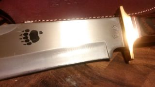 Rigid Rg - 33 " Bear Paw " Bowie Knife