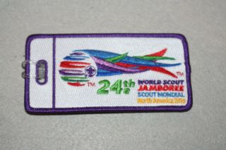 24th World Scout Jamboree 2019 Scout Mondial North America Luggage Tag Purple