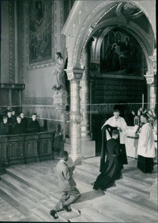 1948 Benedictine Monastery Collegeville Mn St Johns Chapel Religious Photo 8x10