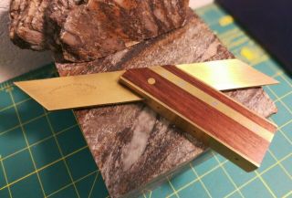 Bridge City Tool MS - 1 Jointmakers Miter 45 Square Rosewood & Brass 4