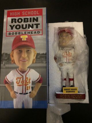 Robin Yount Lakeshore Chinooks High School Jersey Exclusive Bobblehead