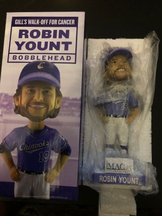 Robin Yount Lakeshore Chinooks Cancer Walk Exclusive Bobblehead