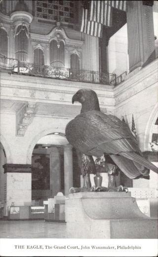 Eagle From Louisiana Purchase Expo 1904 Grand Court John Wanamaker Philadelphia