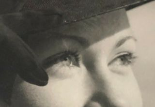 Sunlit Eyeball Of Blance Cooper 1930s Atlantic City Gal Large Orig Photo