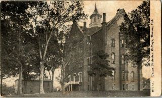 1908.  Union Christian College.  Merom,  Indiana Postcard Q8