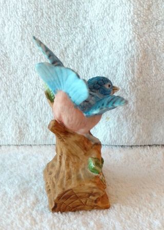 Ardco Dallas Fine Quality Glazed Porcelain Bluebird Figurine 4