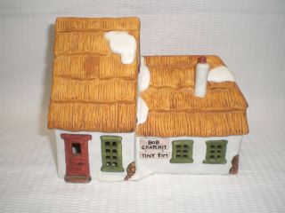 Heritage Dickens Village Series Dept.  56; The Cottage Of Bob Cratchit & Tiny Tim