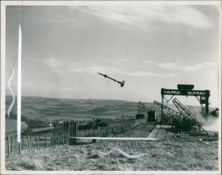 Guided Missile: Supersonic Rockets - Vintage Photo
