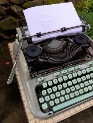 Vintage Hermes Portable Typewriter - Made in Switzerland 2