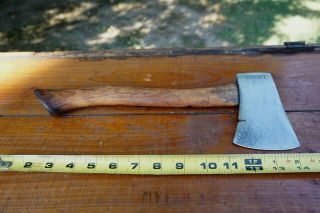 VINTAGE COLLINS 1 - 1/4 LBS OFFICIAL BOY SCOUT AXE/HATCHET BE PREPARED LOGO 4