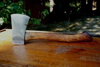 VINTAGE COLLINS 1 - 1/4 LBS OFFICIAL BOY SCOUT AXE/HATCHET BE PREPARED LOGO 6