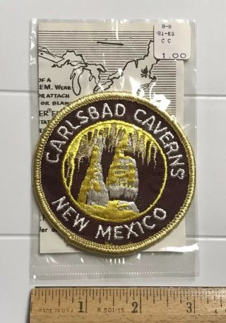 Nip Carlsbad Caverns National Park Chihuahuan Desert Mexico Round Patch