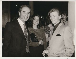 Vintage Photograph David Bowie & Bob Summer & Wife - Photo: Dave Leshay