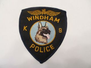 Maine Windham Police K - 9 Unit Patch