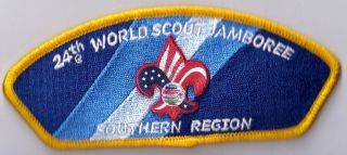 24th World Scout Jamboree 2019 Usa Bsa Southern Region Wsj Ist Jsp Yellow Border