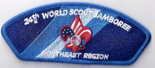 24th World Scout Jamboree 2019 Usa Bsa Northeast Region Wsj Ist Jsp Blue Border
