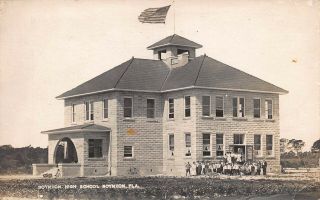Fl 1910’s Real Photo Florida High School Boynton Beach,  Fla - Palm Beach County