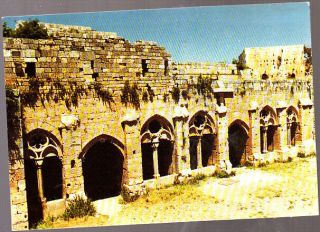 Postcard,  Syria,  Crac Des Chevaliers,  The Knights Hall