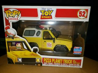 Funko Pop Rides Toy Story Pizza Planet Truck W/ Buzz Nycc 