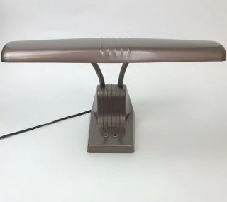 1950s Vintage Mid Century Modern Dazor Model 1000 Retro Metal Office Desk Lamp