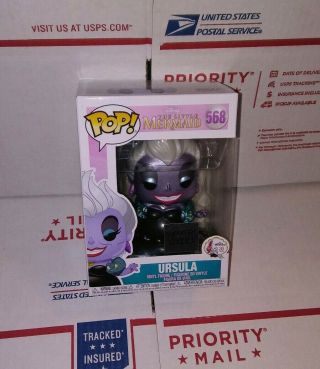 Funko Pop The Little Mermaid Metallic Ursula.  D23 Expo Shared Exclusive.  In Hand