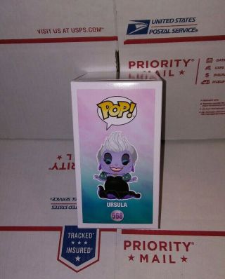 FUNKO POP THE LITTLE MERMAID METALLIC URSULA.  D23 EXPO SHARED EXCLUSIVE.  IN HAND 3