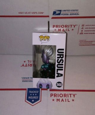 FUNKO POP THE LITTLE MERMAID METALLIC URSULA.  D23 EXPO SHARED EXCLUSIVE.  IN HAND 4