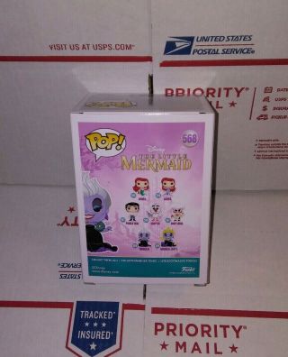 FUNKO POP THE LITTLE MERMAID METALLIC URSULA.  D23 EXPO SHARED EXCLUSIVE.  IN HAND 5