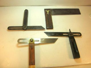 Set of four (4) vintage and antique woodworking tools 2