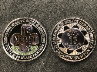 Lapd Los Angeles Police Shootin Newton Challenge Coin Nypd Sheriff