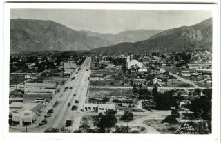 1927 Rppc Tujunga Los Angeles Ca Birds - Eye View Of Town " Lamson " Photo Postcard