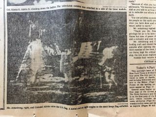 Apollo 11 Moon Landing 1969 York Times Newspaper Late City Edition 5