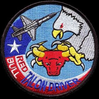 Usaf 87th Flying Training Squadron - Red Bull - Talon Driver - Patch