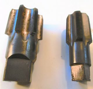 Vintage Plumbers Pipe Thread Taps,  2 