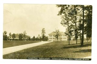 Rare Wr Ross Rppc Washington Sanitarium Hospital Semi Takoma Park,  Maryland 1910