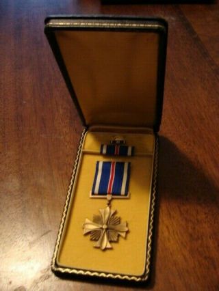 Rare Wwii World War Two Distinguished Flying Cross,  Ribbon,  Box