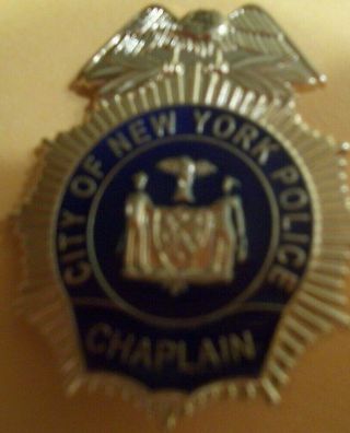 York City Police Chaplain Mini Badge