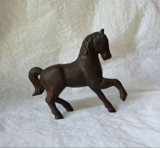 Vintage Cast Iron Horse Pony Coin Penny Bank Statue Figurine Paperweight