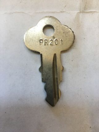 1 Vintage Chicago Lock Co Vending Key Pr201