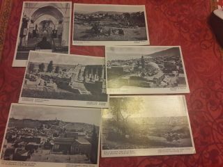 Jerusalem Vintage Postcards Black/White (Holy Land,  Israel,  Palestine,  Souvenir) 8