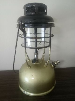 Vintage Tilley X246A Pressure Kerosene Lamp brass Lantern Not primus radius 1963 2