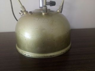 Vintage Tilley X246A Pressure Kerosene Lamp brass Lantern Not primus radius 1963 4