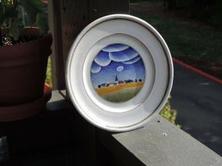 Claude And Slavic Palley Hand Painted French Plate,  Made In 1974