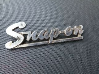 Vintage Snap On Metal Logo