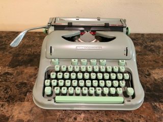 1965 HERMES 3000 Typewriter with Case and manuals 2