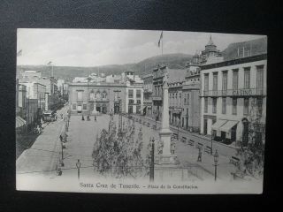 Tenerife 5 vintage postcards - Santa Cruz Laguna street scene Calle de la Marina 2