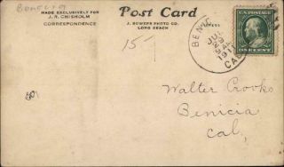 1911 RPPC State Building Benicia Solano County California Real Photo Post Card 3