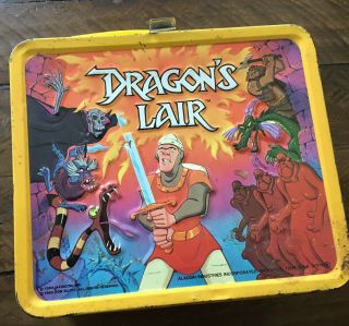 Dragons Lair Metal Lunchbox Rare Stranger Things Season 3 Retro